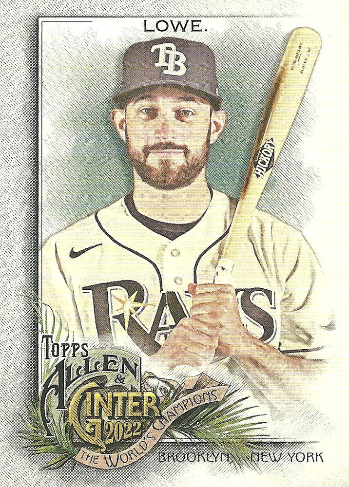 #134 Brandon Lowe - Tampa Bay Rays - 2022 Topps Allen & Ginter Baseball