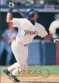 #134 Quilvio Veras - San Diego Padres - 1998 Fleer Tradition Baseball