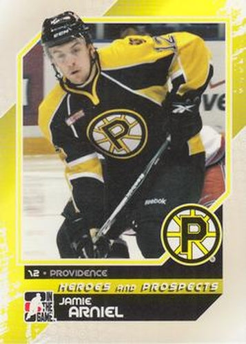 #134 Jamie Arniel - Providence Bruins - 2010-11 In The Game Heroes and Prospects Hockey