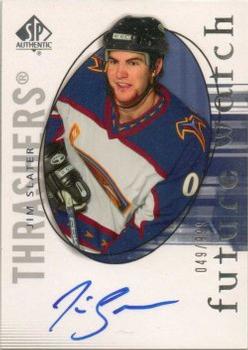 #134 Jim Slater - Atlanta Thrashers - 2005-06 SP Authentic Hockey
