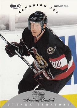 #134 Andreas Dackell - Ottawa Senators - 1996-97 Donruss Canadian Ice Hockey