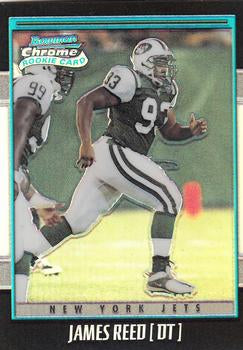 #134 James Reed - New York Jets - 2001 Bowman Chrome Football