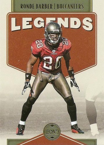 #134 Ronde Barber - Tampa Bay Buccaneers - 2022 Panini Legacy Football