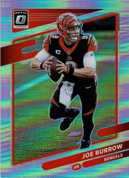 #134 Joe Burrow - Cincinnati Bengals - 2021 Donruss Optic - Holo Football