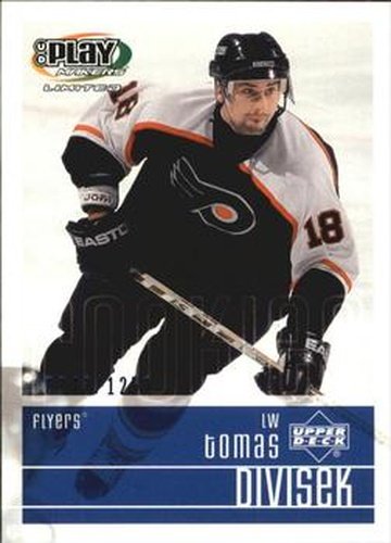 #134 Tomas Divisek - Philadelphia Flyers - 2001-02 Upper Deck Playmakers Hockey
