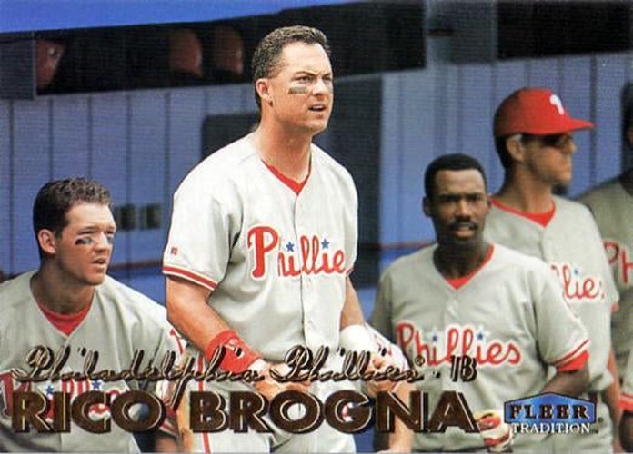 #134 Rico Brogna - Philadelphia Phillies - 1999 Fleer Tradition Baseball