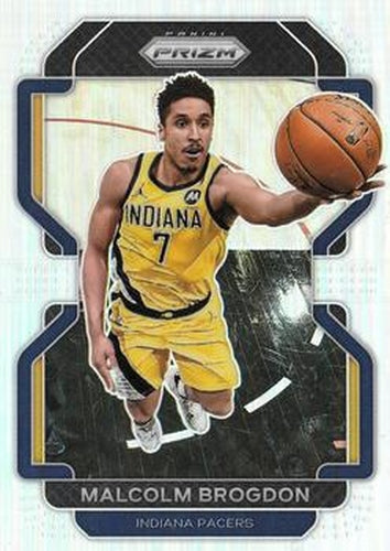 #135 Malcolm Brogdon - Indiana Pacers - 2021-22 Panini Prizm - Silver Basketball