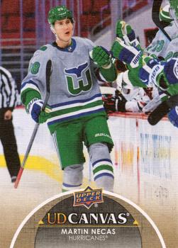 #C135 Martin Necas - Carolina Hurricanes - 2021-22 Upper Deck - UD Canvas Hockey