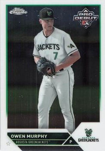 #PDC-135 Owen Murphy - Augusta GreenJackets - 2023 Topps Pro Debut - Chrome Baseball