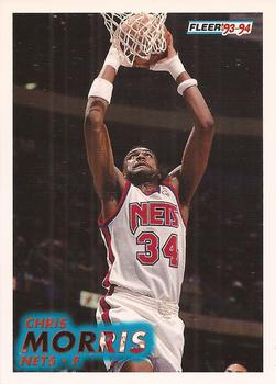 #135 Chris Morris - New Jersey Nets - 1993-94 Fleer Basketball