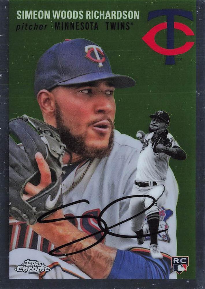 #135 Simeon Woods Richardson - Minnesota Twins - 2023 Topps Chrome Platinum Anniversary Baseball