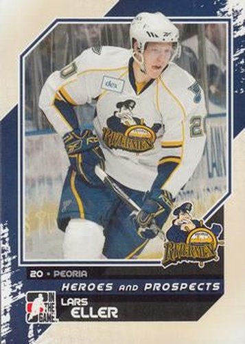 #135 Lars Eller - Peoria Rivermen - 2010-11 In The Game Heroes and Prospects Hockey