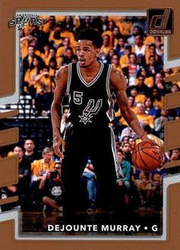 #135 Dejounte Murray - San Antonio Spurs - 2017-18 Donruss Basketball