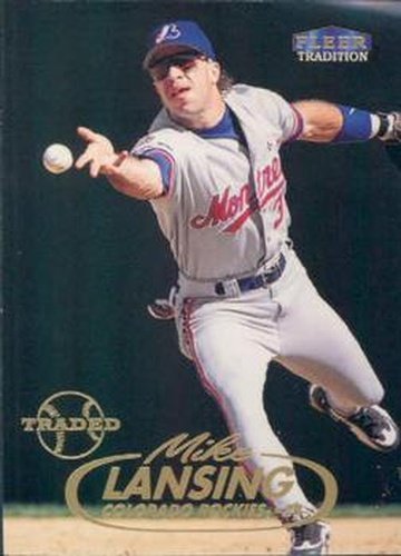 #135 Mike Lansing - Colorado Rockies - 1998 Fleer Tradition Baseball