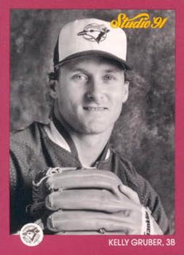#135 Kelly Gruber - Toronto Blue Jays - 1991 Studio Baseball