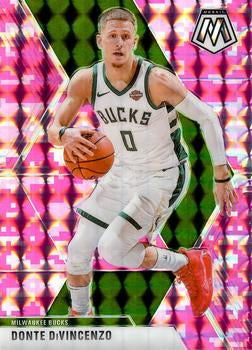#135 Donte DiVincenzo - Milwaukee Bucks - 2019-20 Panini Mosaic - Camo Pink Basketball
