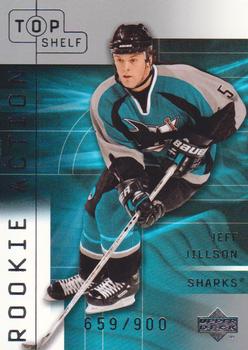 #135 Jeff Jillson - San Jose Sharks - 2001-02 Upper Deck Top Shelf Hockey