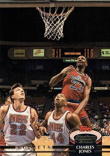 #135 Charles Jones - Washington Bullets - 1992-93 Stadium Club Basketball