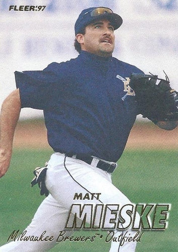 #135 Matt Mieske - Milwaukee Brewers - 1997 Fleer Baseball