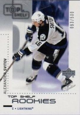 #135 Alexander Svitov - Tampa Bay Lightning - 2002-03 Upper Deck Top Shelf Hockey