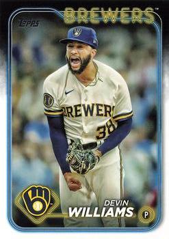 #135 Devin Williams - Milwaukee Brewers - 2024 Topps Baseball