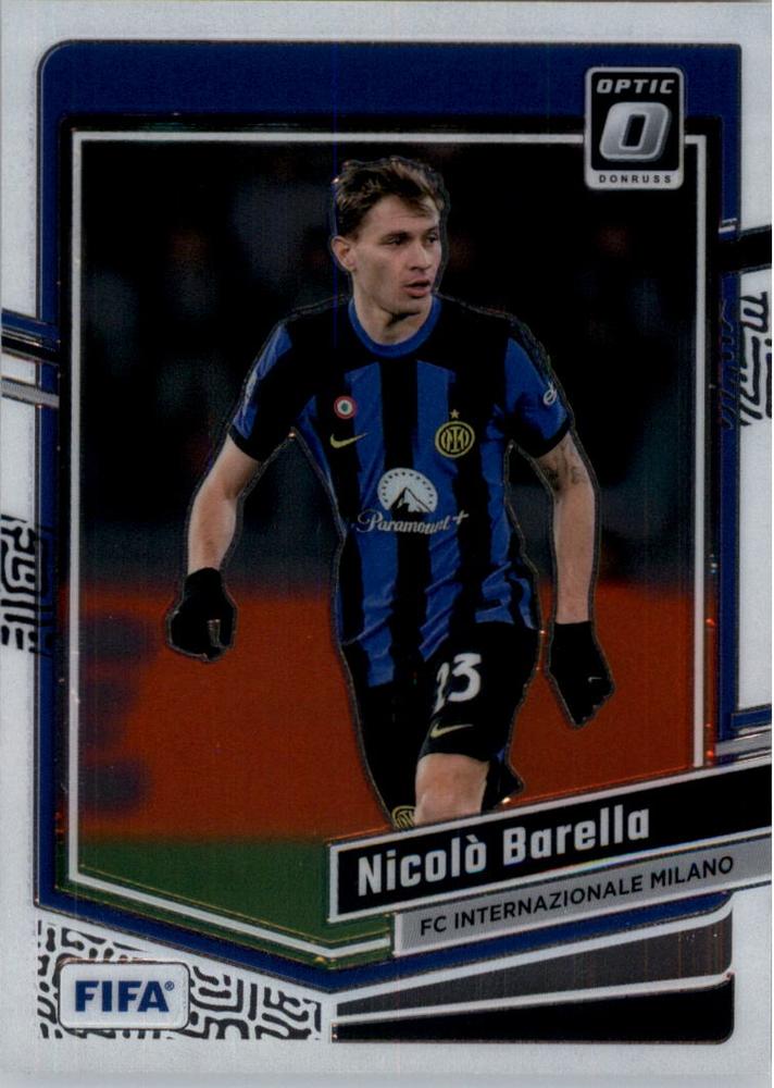 #135 Nicolo Barella - Inter Milan - 2023-24 Donruss - Optic Soccer
