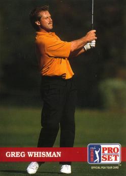 #135 Greg Whisman - 1992 Pro Set PGA Tour Golf