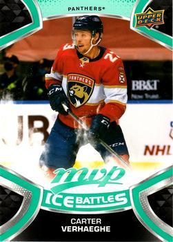 #135 Carter Verhaeghe - Florida Panthers - 2021-22 Upper Deck MVP - Ice Battles Hockey