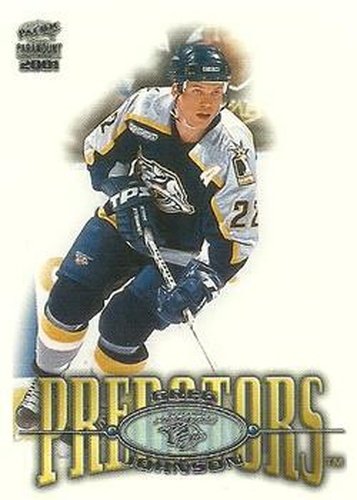 #135 Greg Johnson - Nashville Predators - 2000-01 Pacific Paramount Hockey