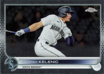 #135 Jarred Kelenic - Seattle Mariners - 2022 Topps Chrome Baseball