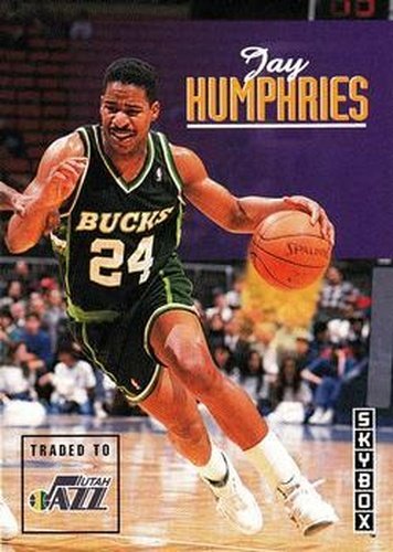 #135 Jay Humphries - Utah Jazz - 1992-93 SkyBox Basketball