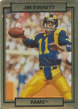 #135 Jim Everett - Los Angeles Rams - 1990 Action Packed Football