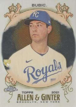 #135 Kris Bubic - Kansas City Royals - 2021 Topps Allen & Ginter Chrome Baseball
