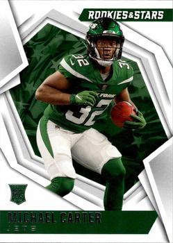 #135 Michael Carter - New York Jets - 2021 Panini Rookies & Stars Football