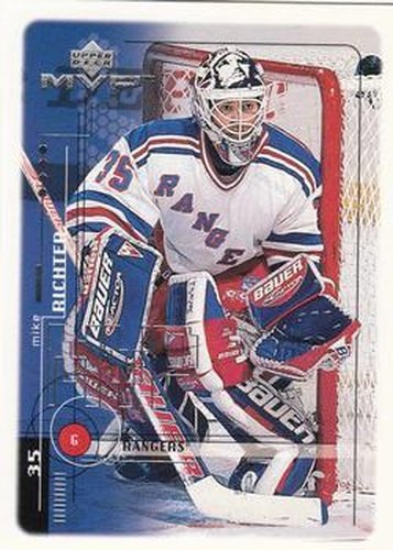 #135 Mike Richter - New York Rangers - 1998-99 Upper Deck MVP Hockey