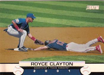#135 Royce Clayton - Texas Rangers - 2001 Stadium Club Baseball