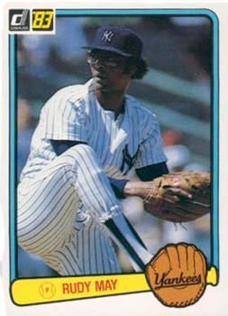 #135 Rudy May - New York Yankees - 1983 Donruss Baseball