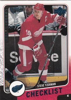 #135 Steve Yzerman - Detroit Red Wings - 2000-01 Upper Deck Legends Hockey
