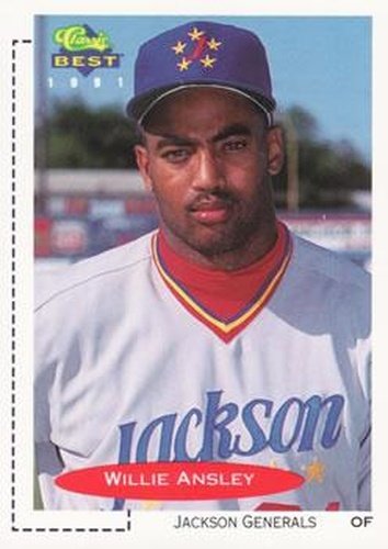 #135 Willie Ansley - Jackson Generals - 1991 Classic Best Baseball