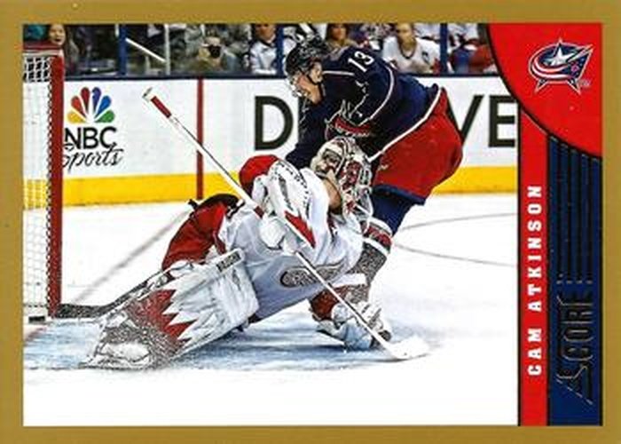 #135 Cam Atkinson - Columbus Blue Jackets - 2013-14 Score - Gold Hockey