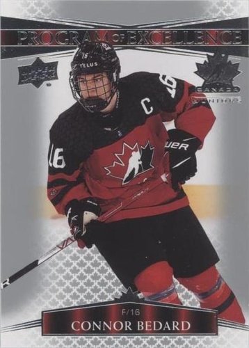 #135 Connor Bedard - Canada - 2022-23 Upper Deck Team Canada Juniors Hockey