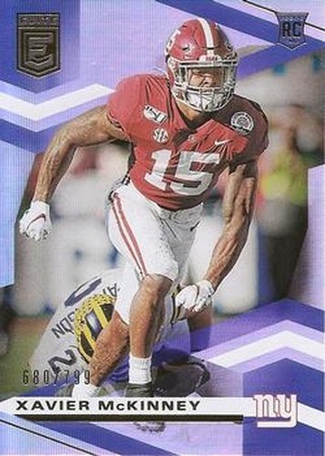 #135 Xavier McKinney - New York Giants - 2020 Donruss Elite Football