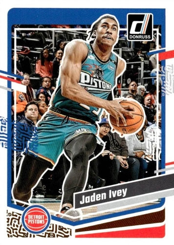 #135 Jaden Ivey - Detroit Pistons - 2023-24 Donruss Basketball