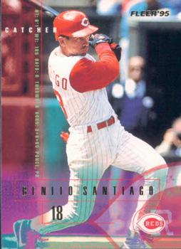 #U-135 Benito Santiago - Cincinnati Reds - 1995 Fleer Update Baseball
