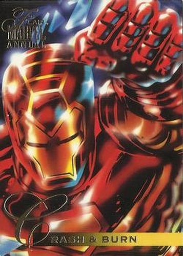 #135 Crash & Burn - 1995 Flair Marvel Annual