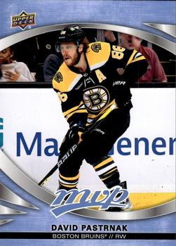#135 David Pastrnak - Boston Bruins - 2023-24 Upper Deck MVP - Ice Battles Hockey