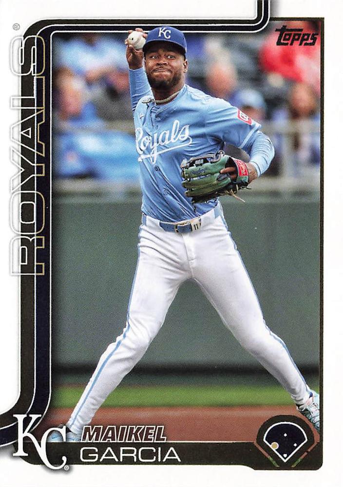 #135 Maikel Garcia - Kansas City Royals - 2025 Topps Baseball