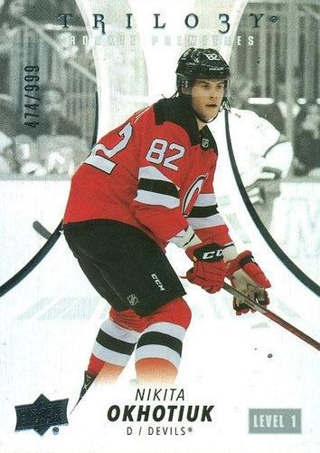 #135 Nikita Okhotiuk - New Jersey Devils - 2022-23 Upper Deck Trilogy Hockey