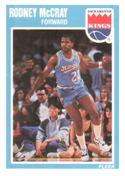 #135 Rodney McCray - Sacramento Kings - 1989-90 Fleer Basketball