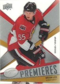 #135 Brian Lee - Ottawa Senators - 2008-09 Upper Deck Ice Hockey